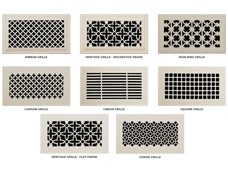 Decorative Wall Registers And Grilles | Shelly Lighting